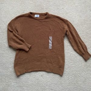 Tan, Knit Sweater